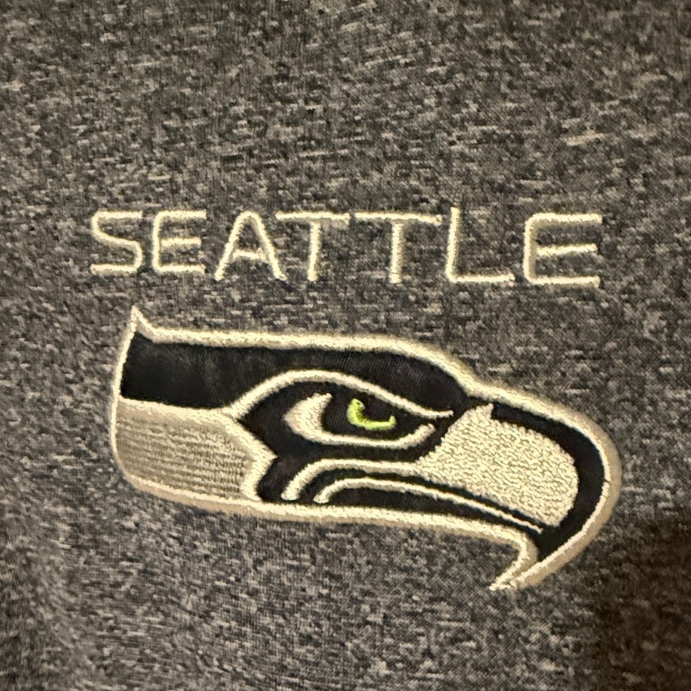 NFL Seattle Seahawks Quarter-Zip Sweatshirt - Picture 3 of 7